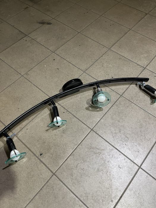 Sprzedam lampe  zarowki led Czarny brokat