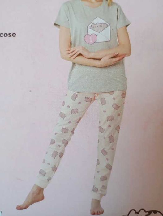 Piżama damska Pusheen XL jasna
