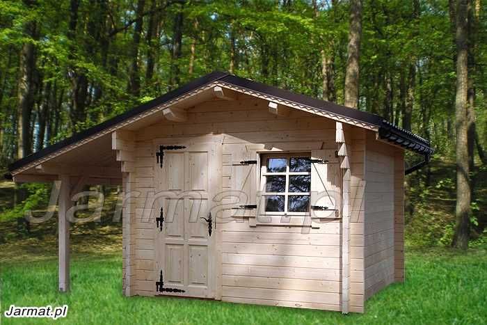 Dom Drewniany Ogrodowy Model G02 Płazy Bale JARMAT.PL