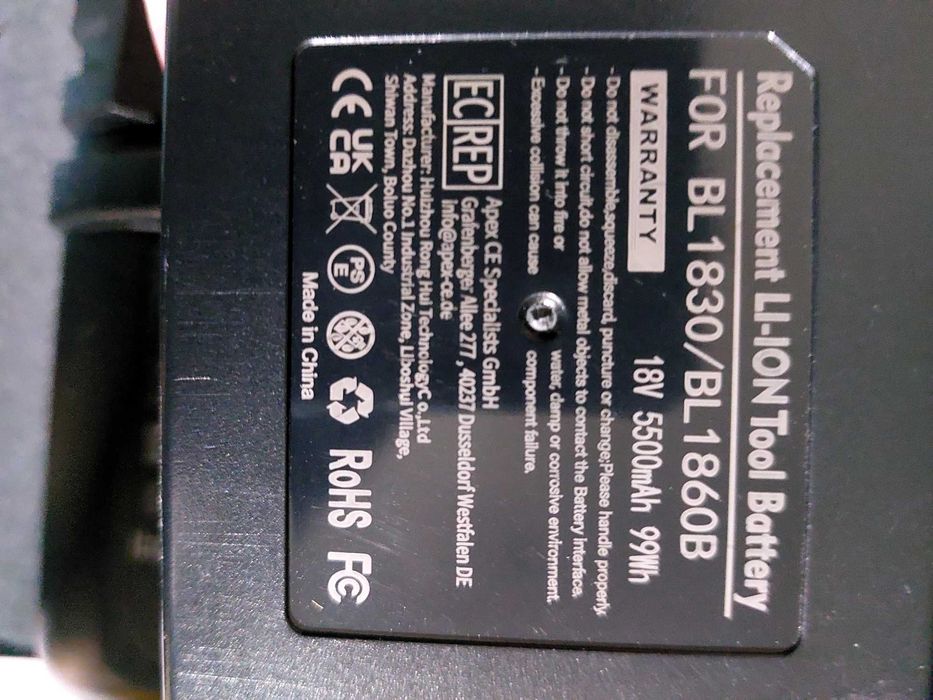 Акумулятор акамулятор Makita BL1830B + З/у Makita DC18RC (191A24-4)