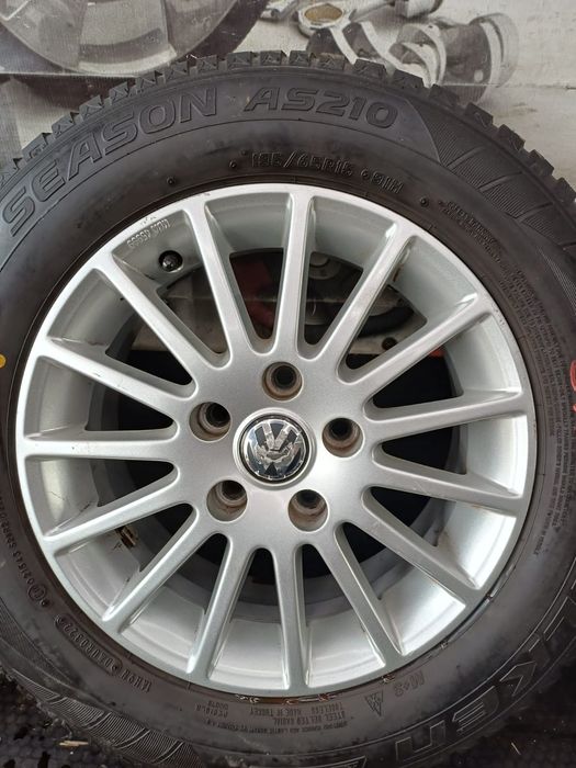 Alufelgi+Opony letnie 195/65 15 5x112 et40 VW Golf VI Passat B5