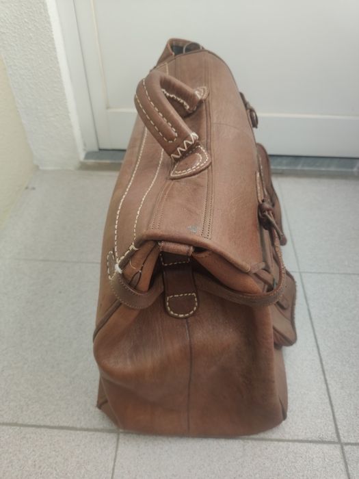 Mala de viagem castanha