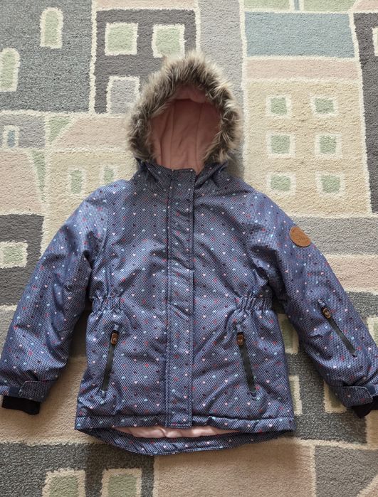 Термокуртка для дівчинки 128 см