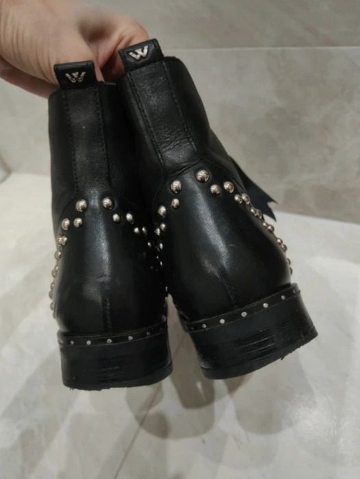 Wojas botki trzewiki ćwieki 38