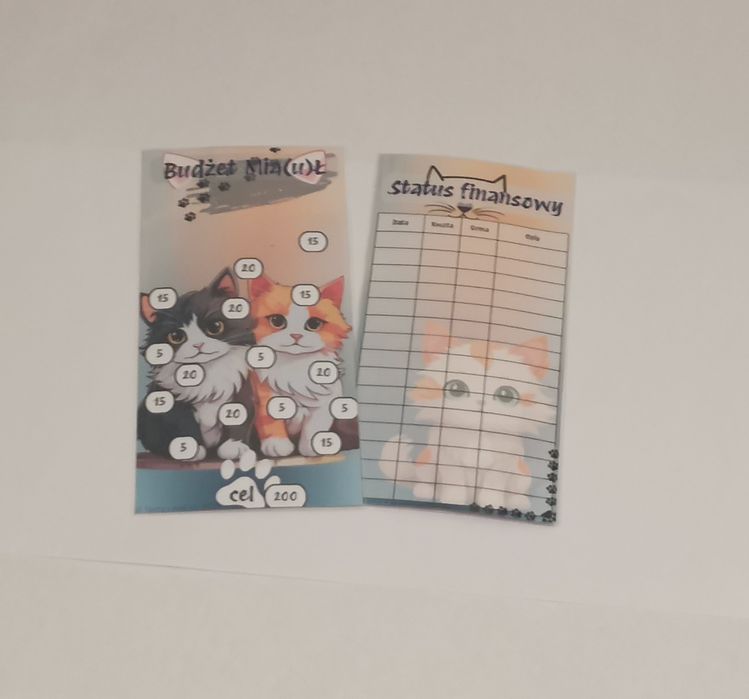 Wyzwanie budżetowe z kotkami - Budżet Miauł Wyzwanie oszczędnościowe
