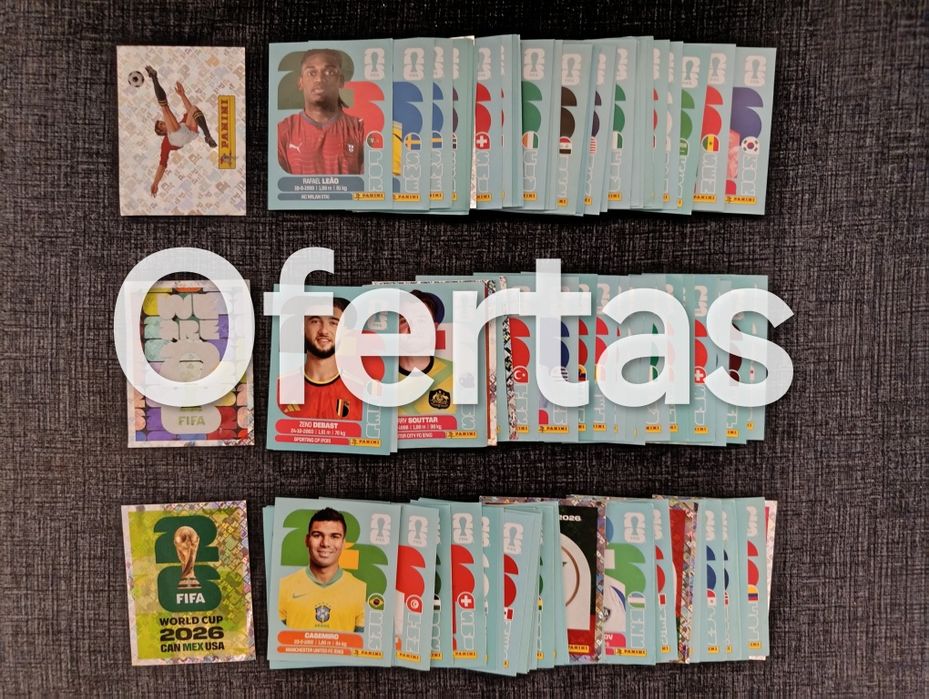 Mundial 2026: Caderneta, extras, Coca-cola.