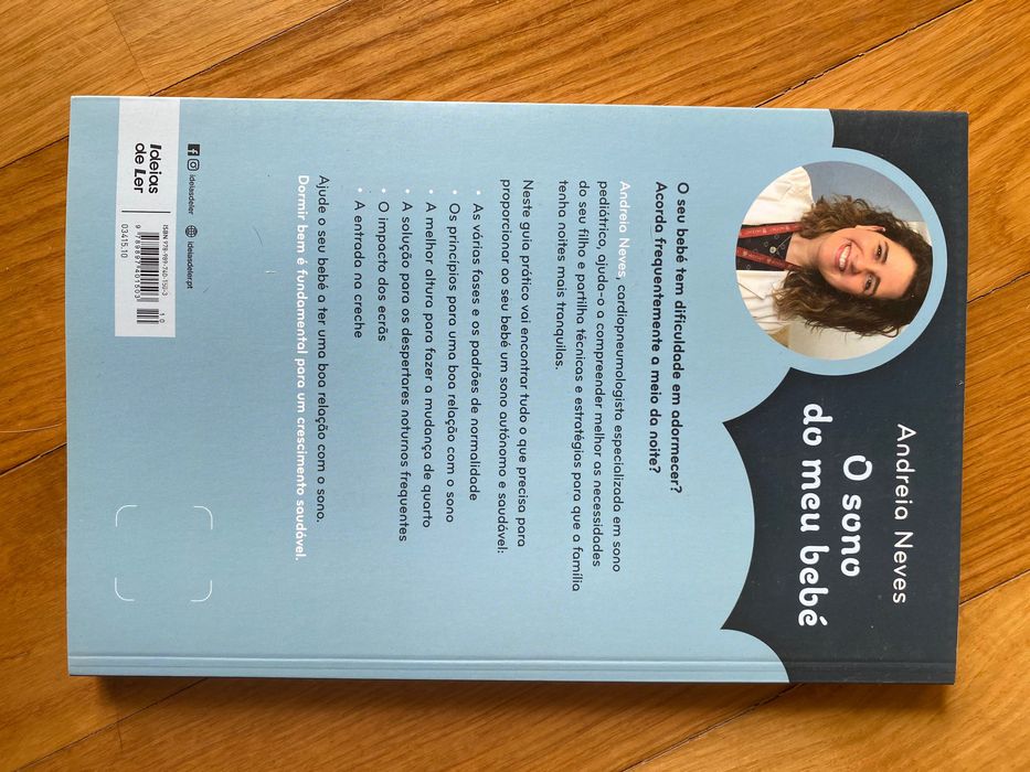 Livro o sono do meu bebé
