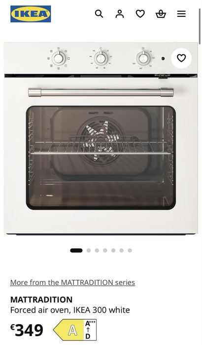 forno encastre branco MATTRADITION IKEA