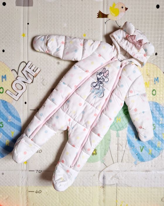 Зимовий комбінезон Primark Disney дівчинка 9-12 м куртка пуховик