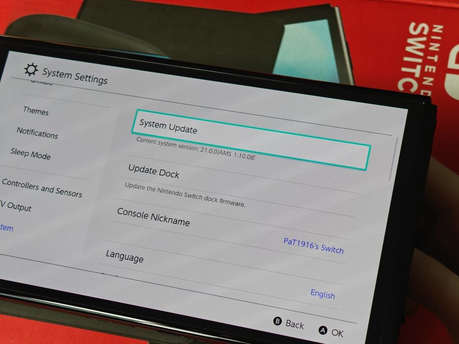 NOWA Nintendo Switch OLED przerobiona CFW PICOFLY + karta 256gb ZESTAW