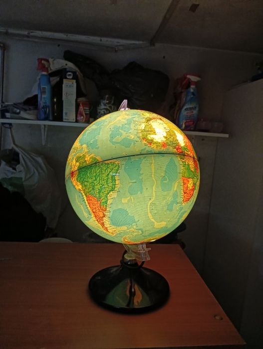 Candieiro mapa mundo