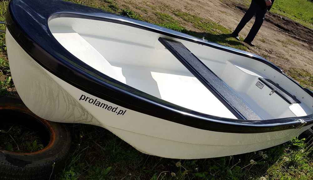 Łódki, łódka, wędkarska, wiosłowa Prolamed 300CE z wiosłami, producent