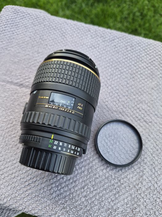 Tokina 100 makro f 2.8. Nikon f. Ładny stan. Ostra.