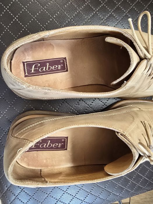 Buty eleganckie 45 męskie Faber pantofelki