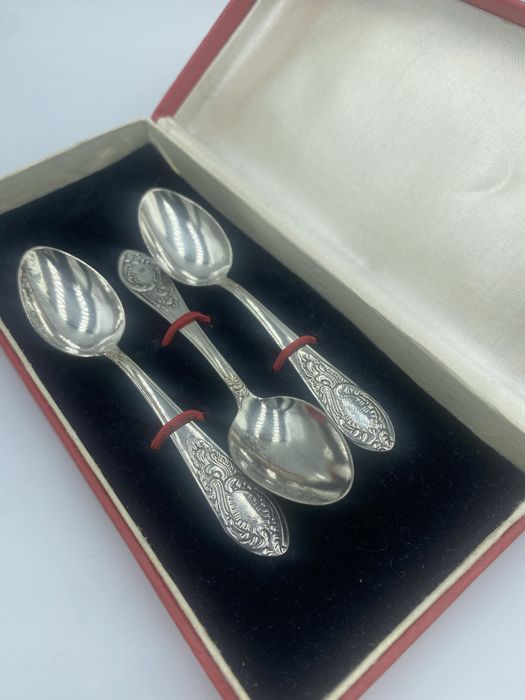 Срібні ковові ложки 875 зірка