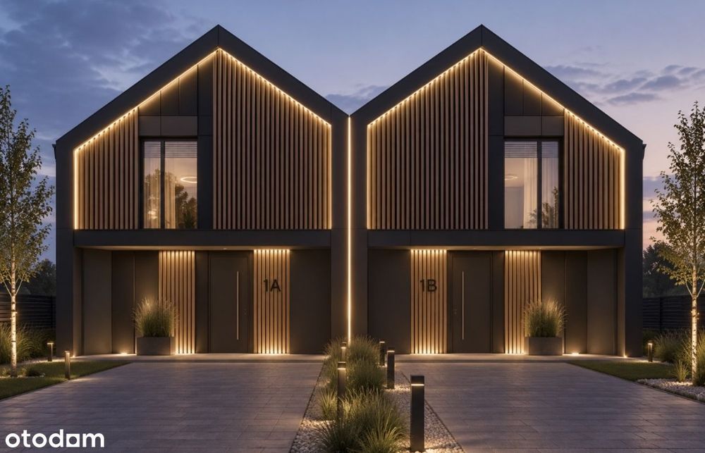 Nowoczesny bliźniak klasy Premium | 120 m² | Garaż | Działka 400 m²