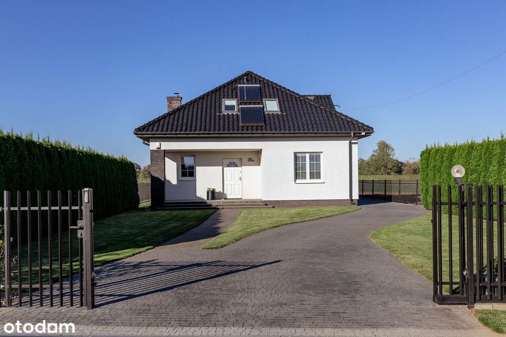 Nowoczesny zadbany dom jednorodzinny 172m2, działka 19ar 5 km od Puław