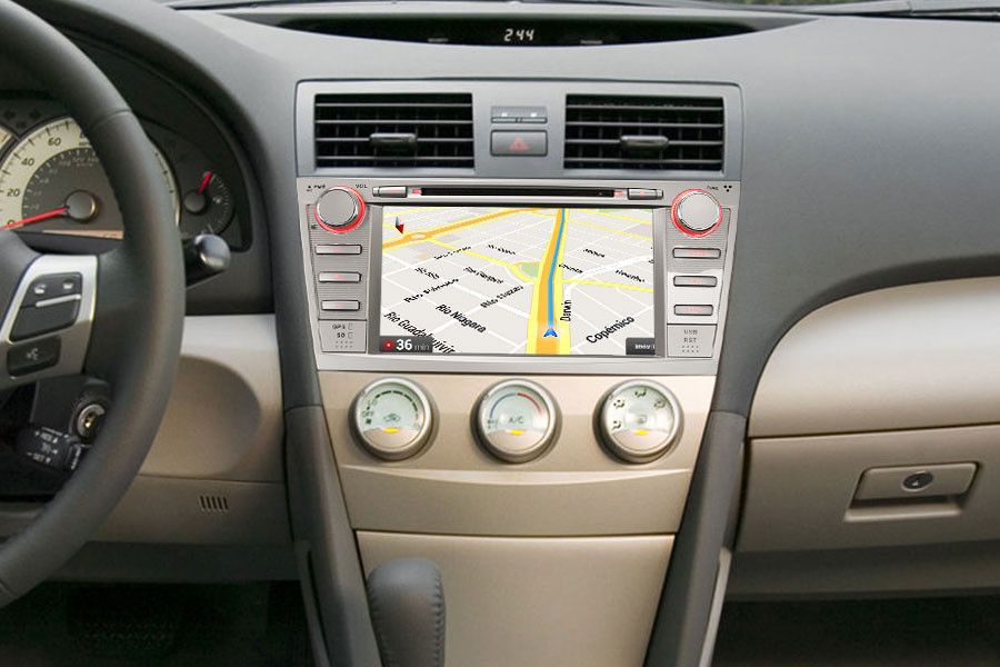 Auto-rádio 2 din Android 14 Toyota AURION CAMRY COROLLA AURIS ALTIS