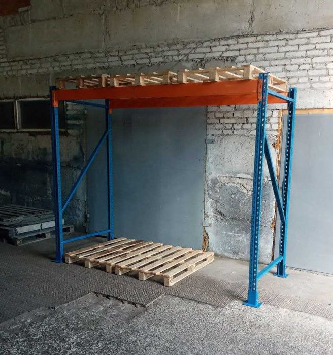 Стеллаж б/у, под евро поддоны - производитель Бельгия, Италия, Украина