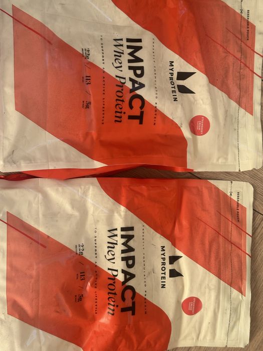 Białko impact  2x1kg krem truskawkowy nowe sfd kfd olimp trec