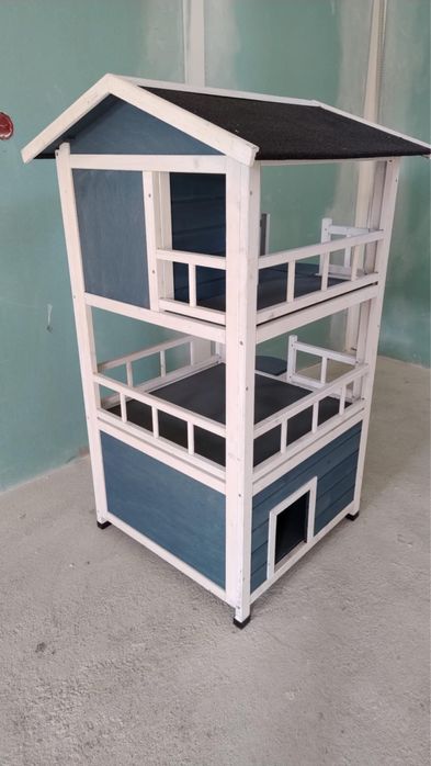 Domek dla kota Penthouse drewniany duży