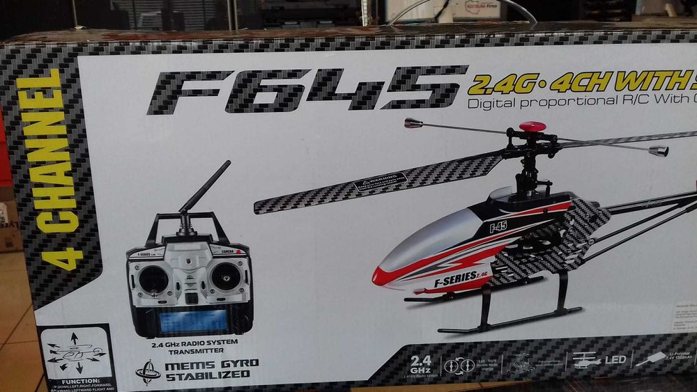 Śmigłowiec helikopter model zabawka sterowany używany nie sprawny