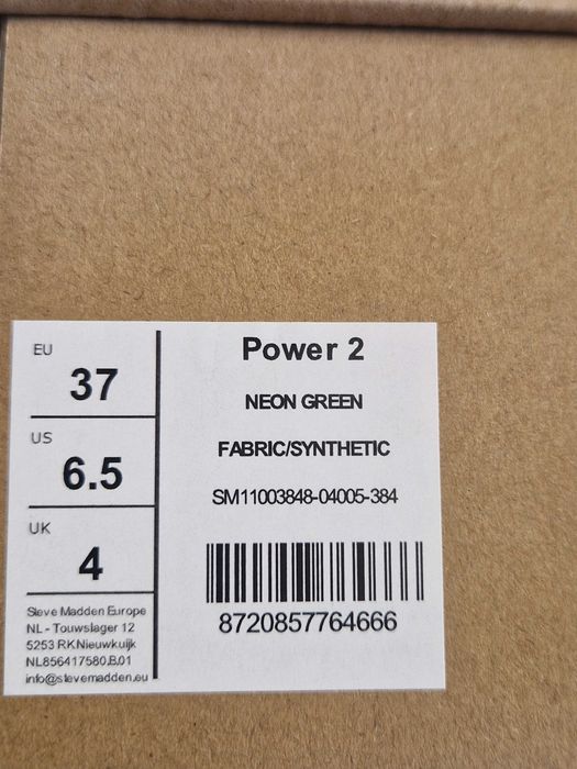 Steve Madden  Power 2 Neon Green rozm. 37