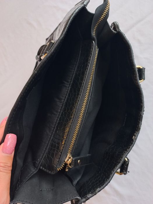 Bolsa Preta de verniz