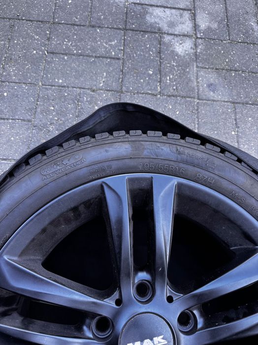 Koło zapasowe, alufelga Mak+ Opona wielosezon 195/55R16