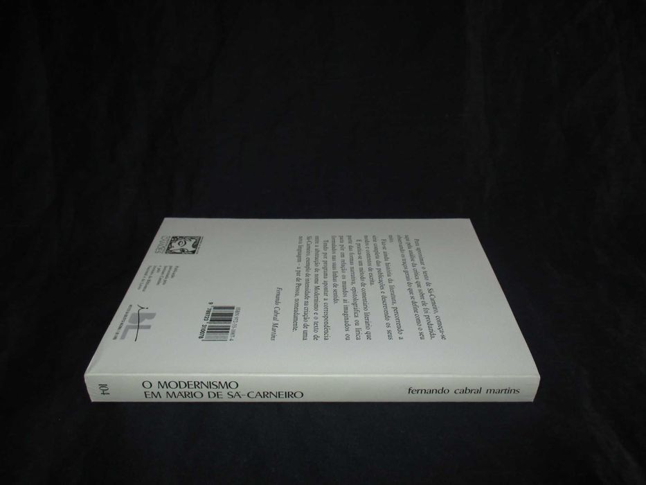 Livro O Modernismo em Mário de Sá-Carneiro Fernando Cabral Martins