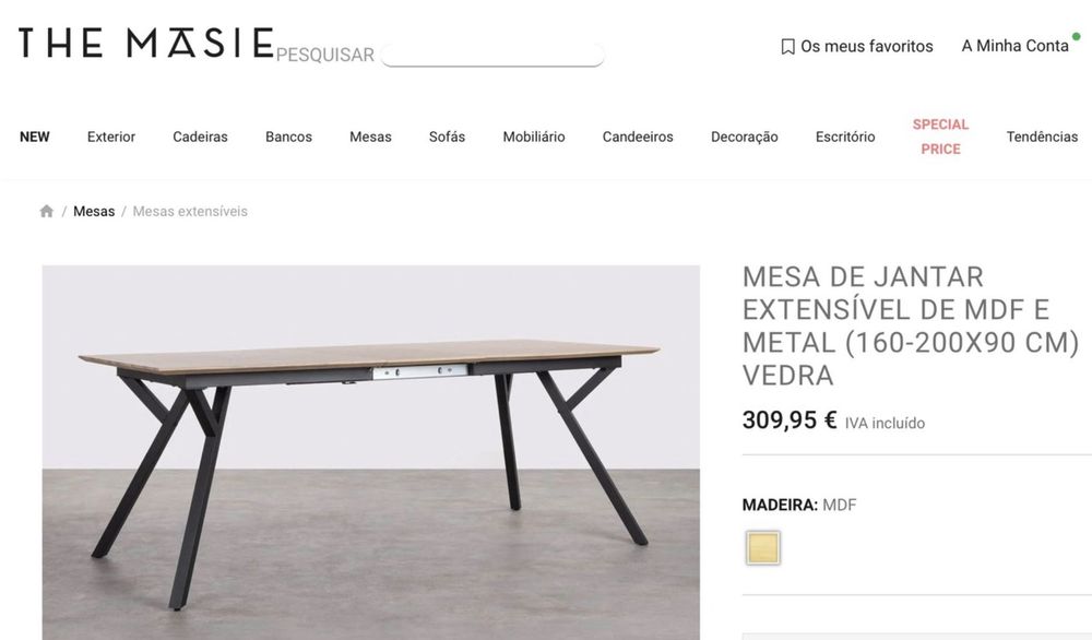 BoHo Industrial conjunto de Sala De Jantar