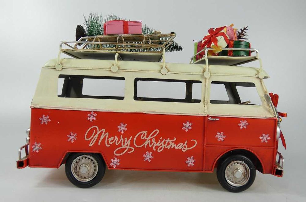 Metal samochód RETRO auto VW OGÓREK pojazd prezent BOŻE NARODZENIE 37c