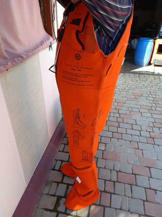 Термокостюм оранжевий теплий для рибаків