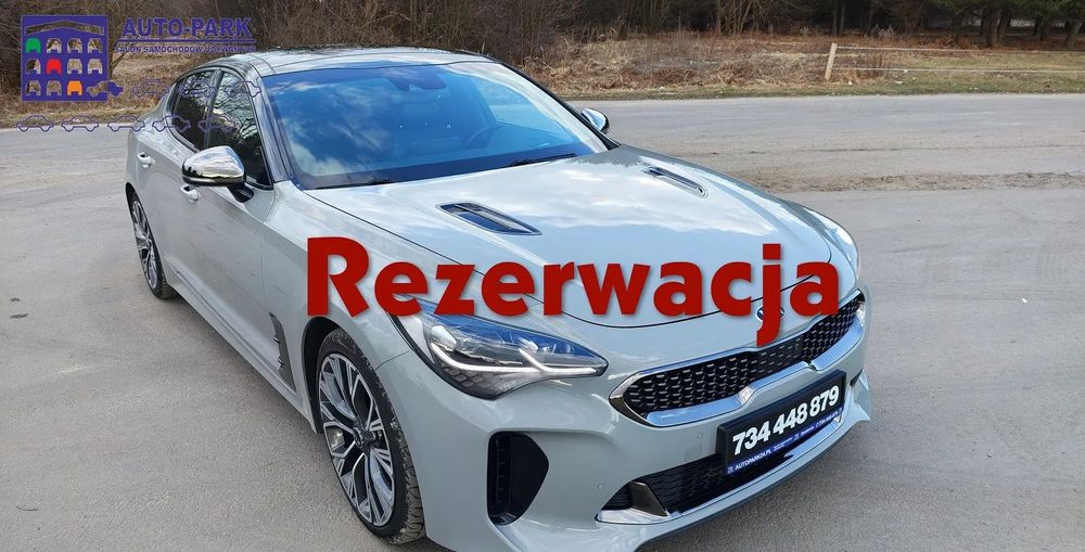 Kia Stinger 2.0 245ps.Kam.360 Szyberdach SkóraGrzanaWentylowanaFoteleSalonPolska