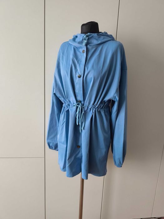 Płaszczyk Cienki Niebieski L - 40/42