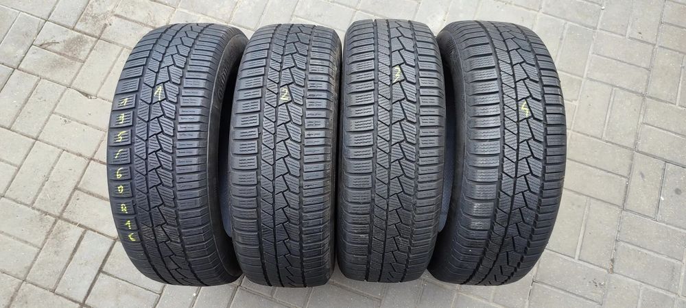 OPONY ZIMOWE 195/60R16 89H CONTINENTAL WINTER CONTACT TS 860S (2320) 2x 6.5 mm 2x 7mm ZIMA M+S 4 SZTUKI KOMPLET