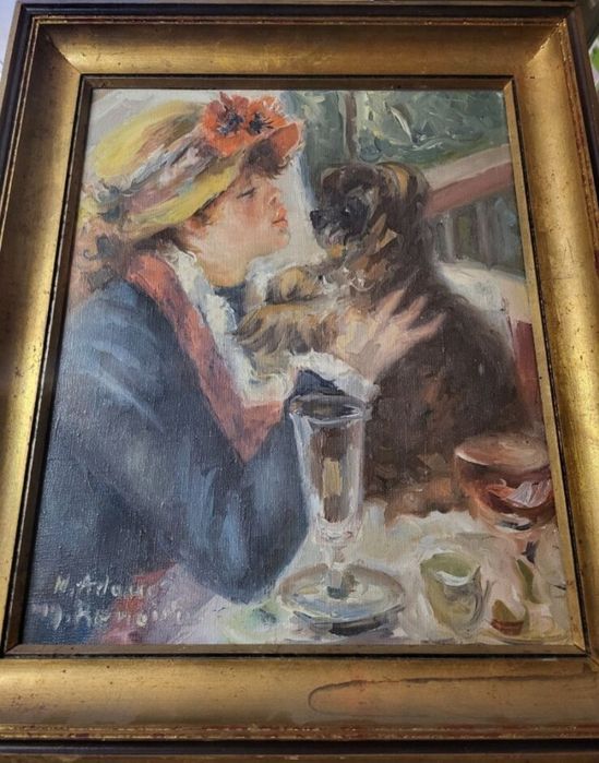 M.Adamczyk olej na płótnie ,,narzeczona Renoira,,