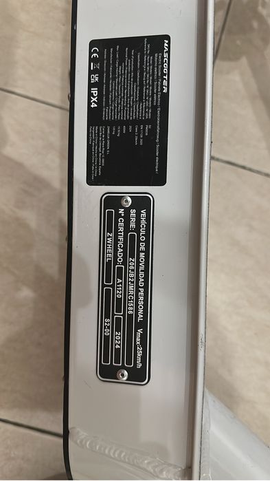 Trotinete Elétrico MASCOOTER S2 600W adulto