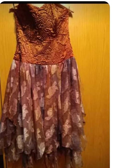 Vestido de cerimónia tamanho unico 42cm cava a cava cai cai