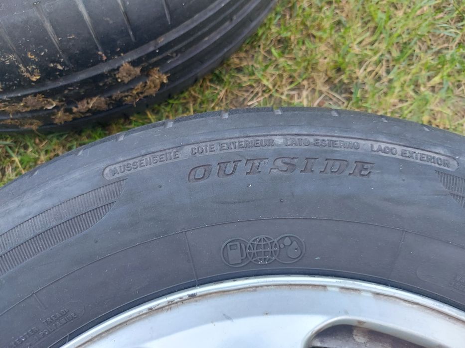 4 alufelgi z oponami dunlop