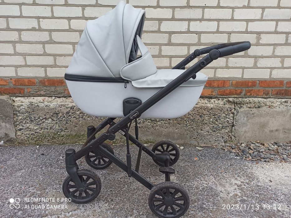 Коляска anex e tape серая