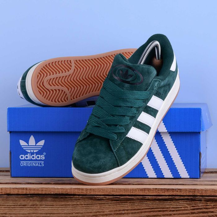 (2291) SALE Кросівки Adidas Campus колір хакі (41,44) адідас адідаси кампус кеди