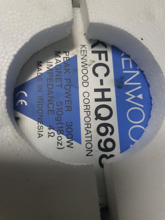 Colunas kenwood ovais 300W  novas