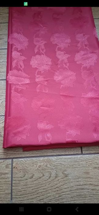 Bordowe zasłony 2,83 x 1,50 cm# 5 sztuk materiału