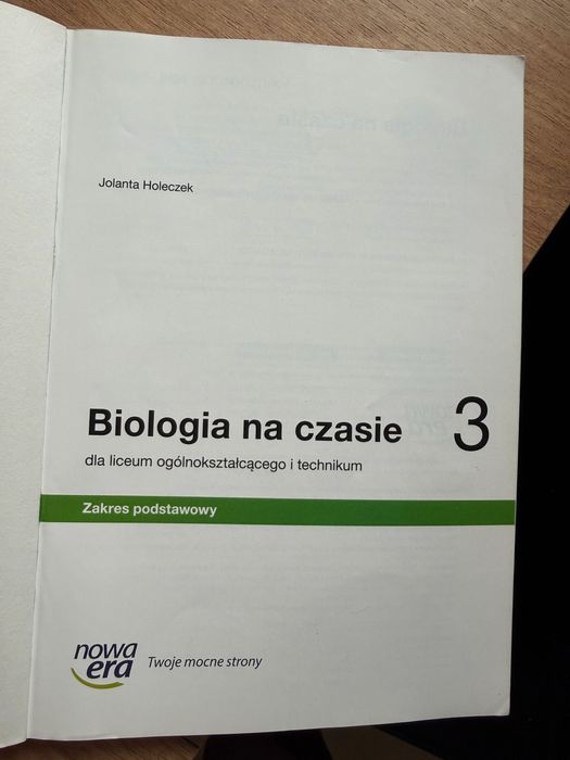 Podrecznik do biologi kl 3 liceum technikum