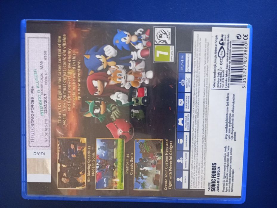 Sonic forces para ps4