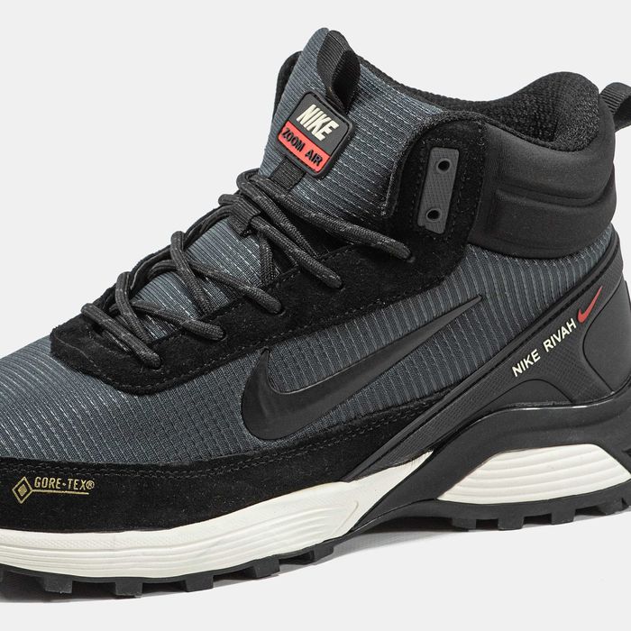 Мужские зимние кроссовки с мехом Nike Rivah | Gore-Tex "Grey" 41-46