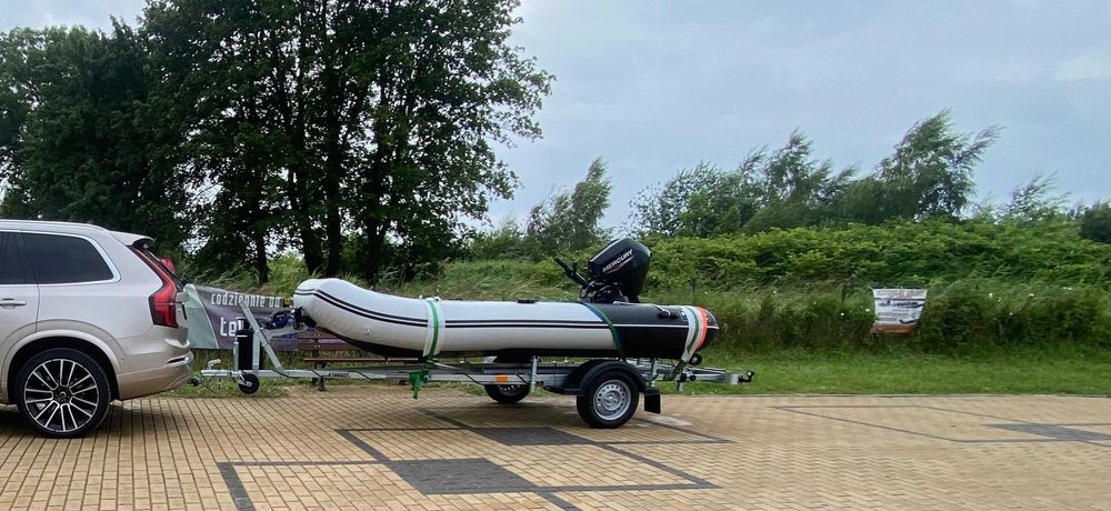 Ponton Yamaha 380s + Silnik Mercury 15KM + Przyczepka