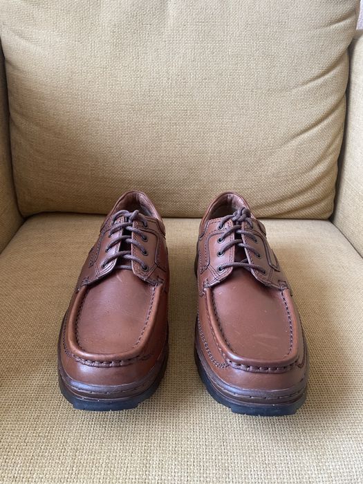 Кожанные туфли Clarks