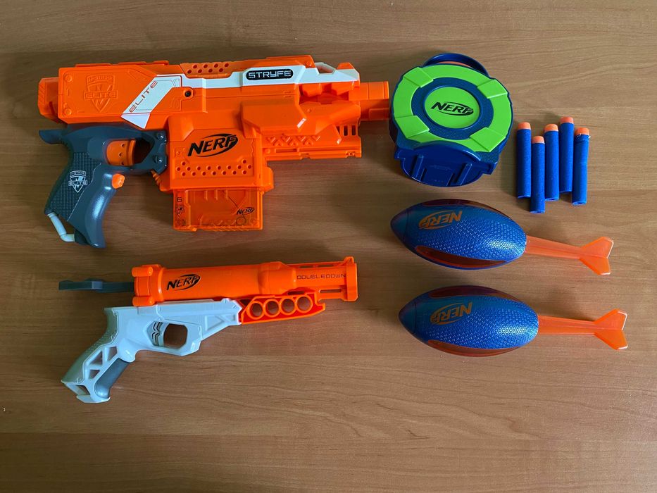NERF zestaw pistoletów i akcesoria